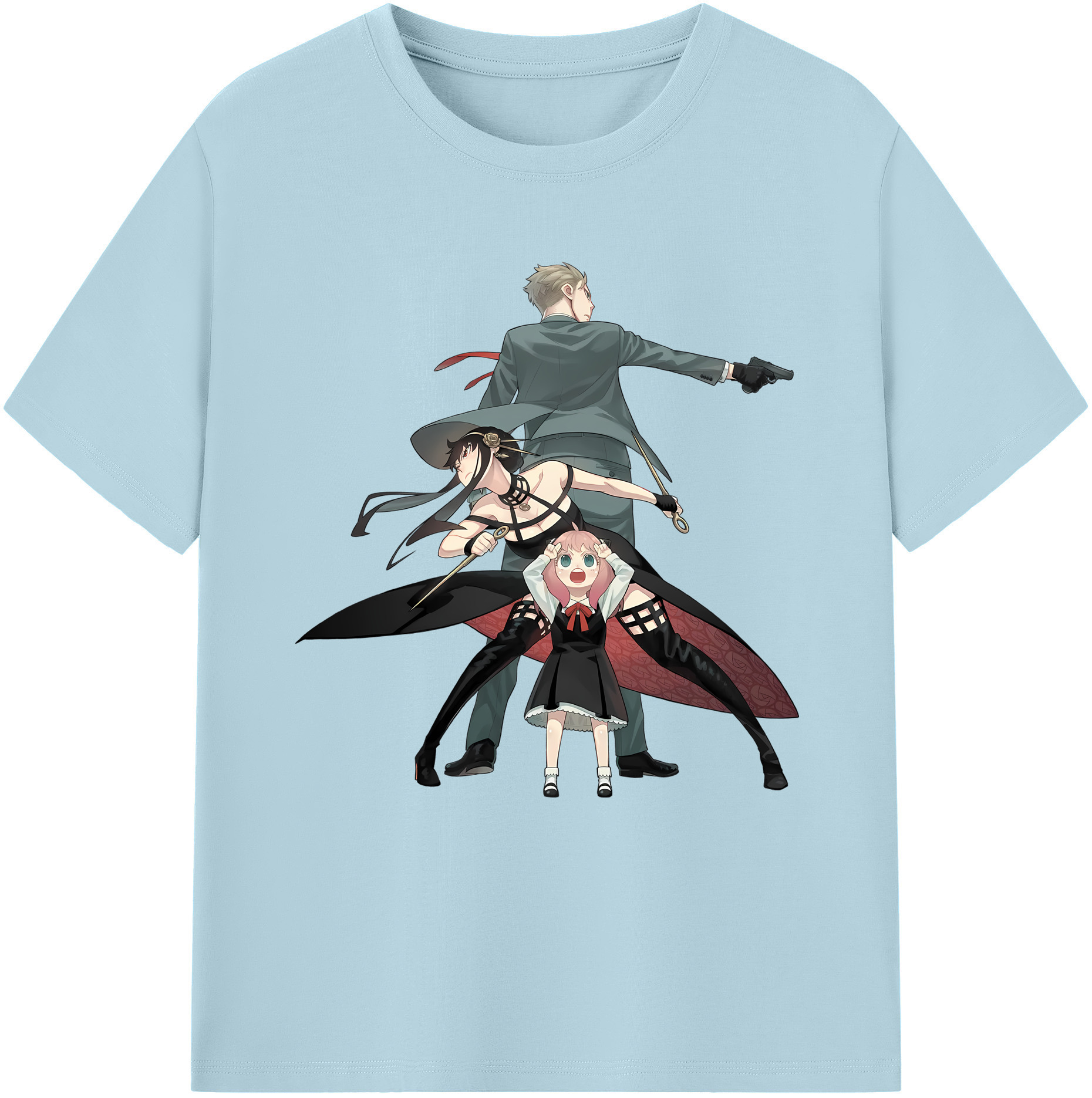 （画像用） SPY×FAMILY间谍家家酒 綿100％半袖Tシャツ（フロントプリント）